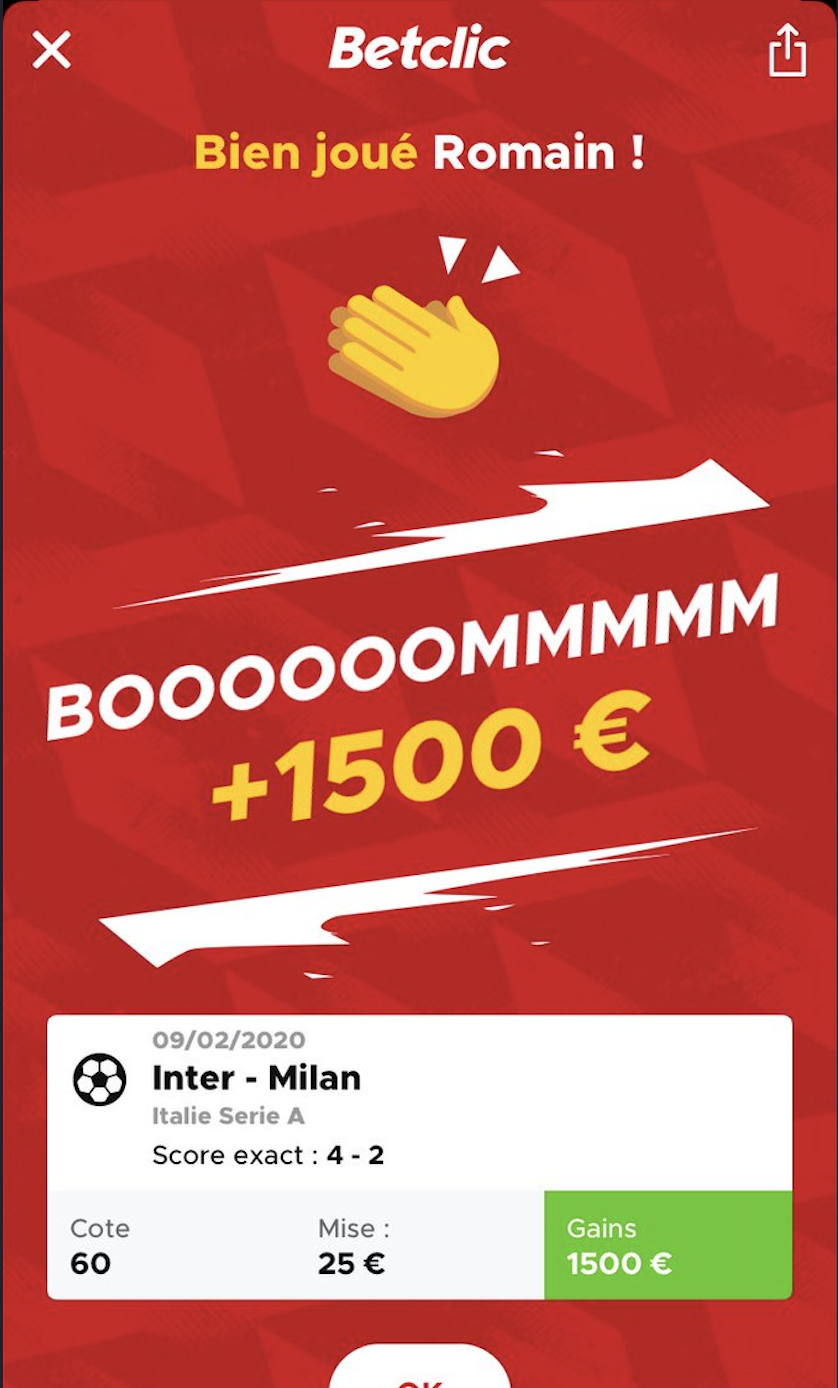 Romain +1 500 €