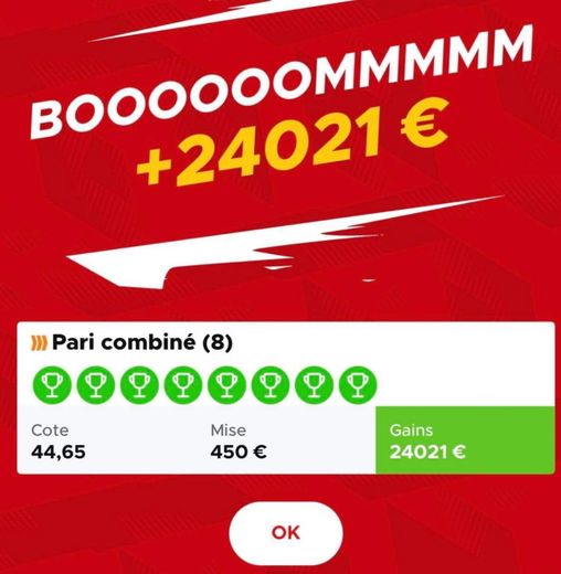 Combiné gagnant +24 021 €